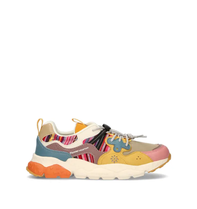 Sneaker ragazza rosa/multicolor Vario