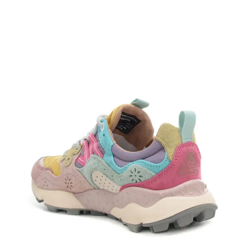 sneakers da donna yamano 3 in tessuto tecnico fucsia miniatura 3