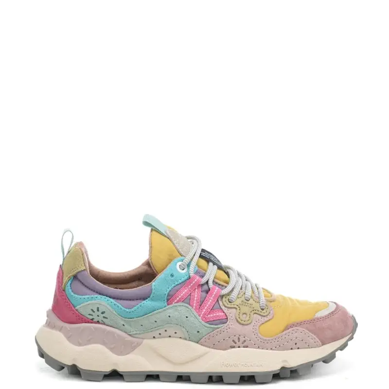 sneakers da donna yamano 3 in tessuto tecnico fucsia