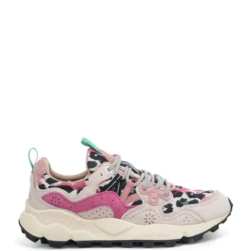 sneakers da donna yamano 3 in tessuto tecnico rosa fucsia