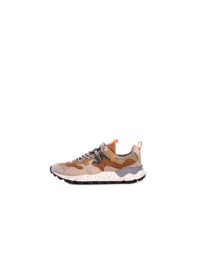Sneakers Uomo FLOWER MOUNTAIN Brown beige Yamano 3
