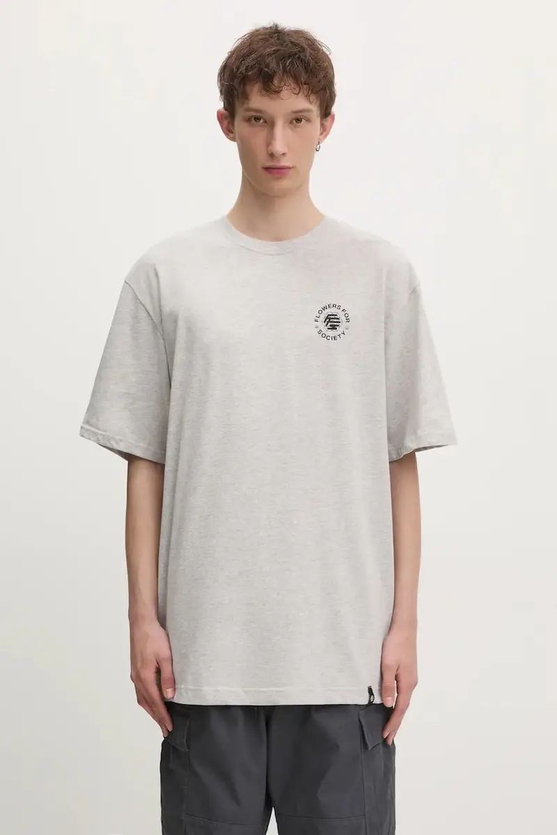 Flowers for Society T-shirt Uomo Grigio 2249467
