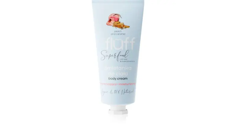 Superfood Crema Alla Pesca & Caramello Idratante Corpo Aloe & Olio Di Mandorle Dolci 150 Ml