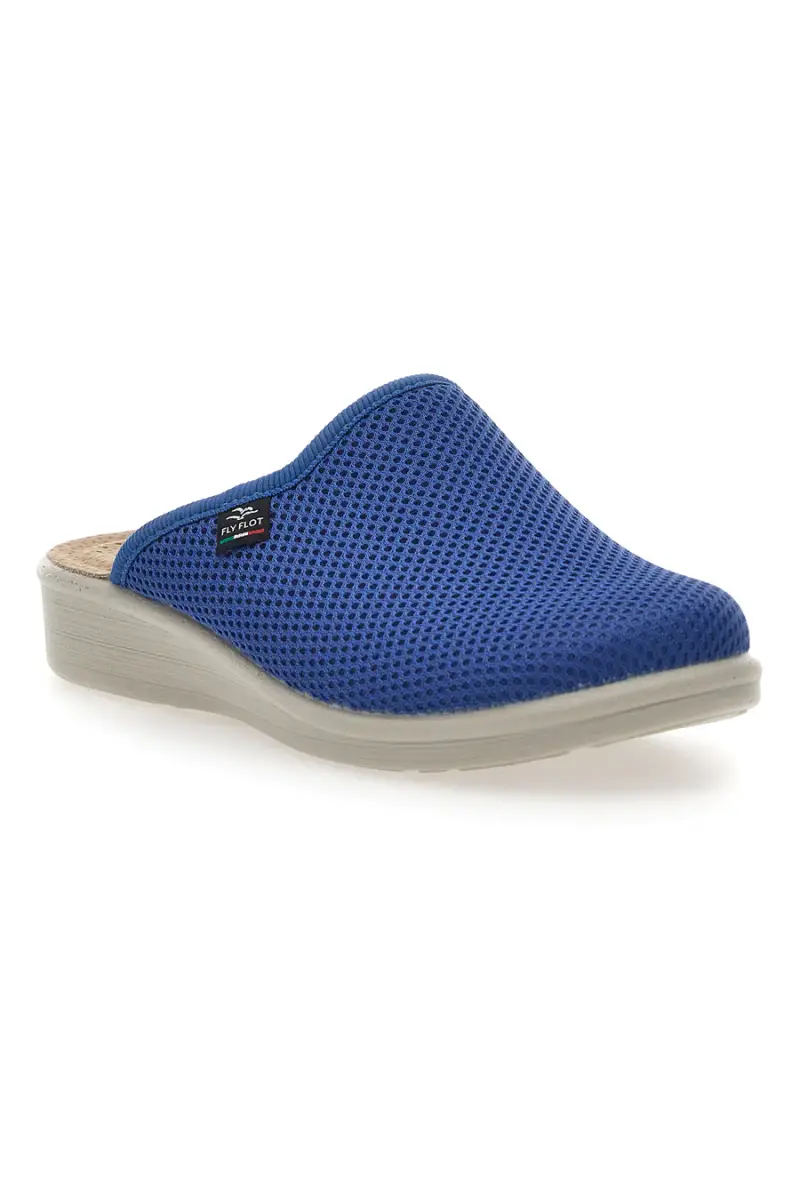 Ciabatte Blu con Sottopiede in Pelle FLY FLOT 83368FE [AVIO] miniatura 2