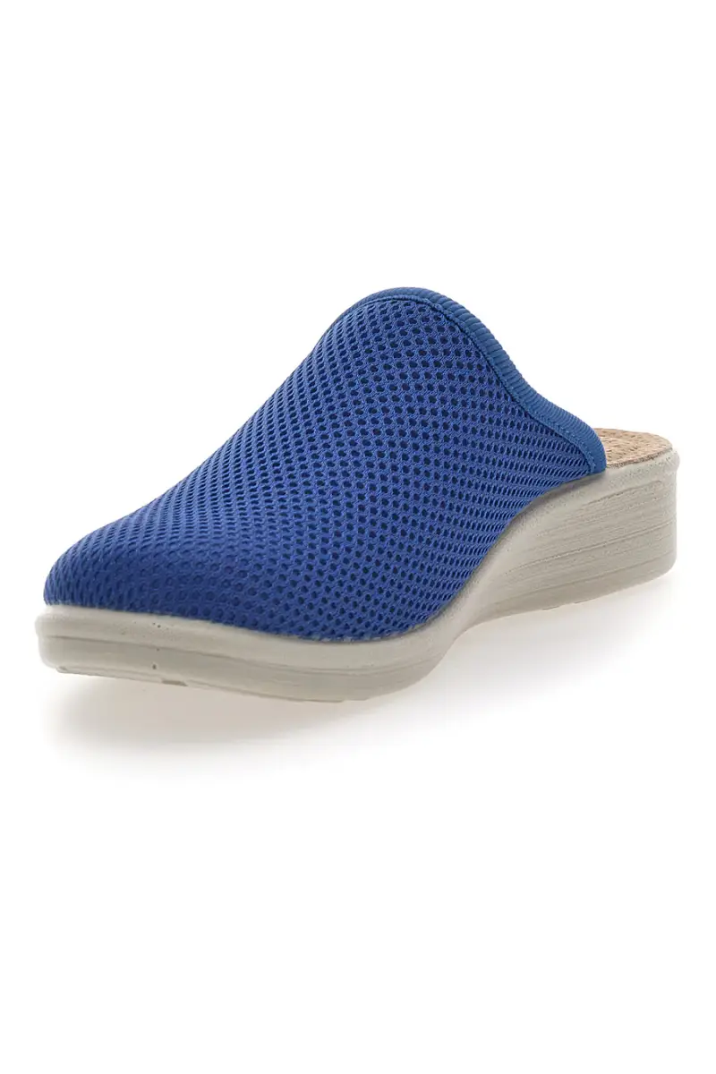 Ciabatte Blu con Sottopiede in Pelle FLY FLOT 83368FE [AVIO] miniatura 3