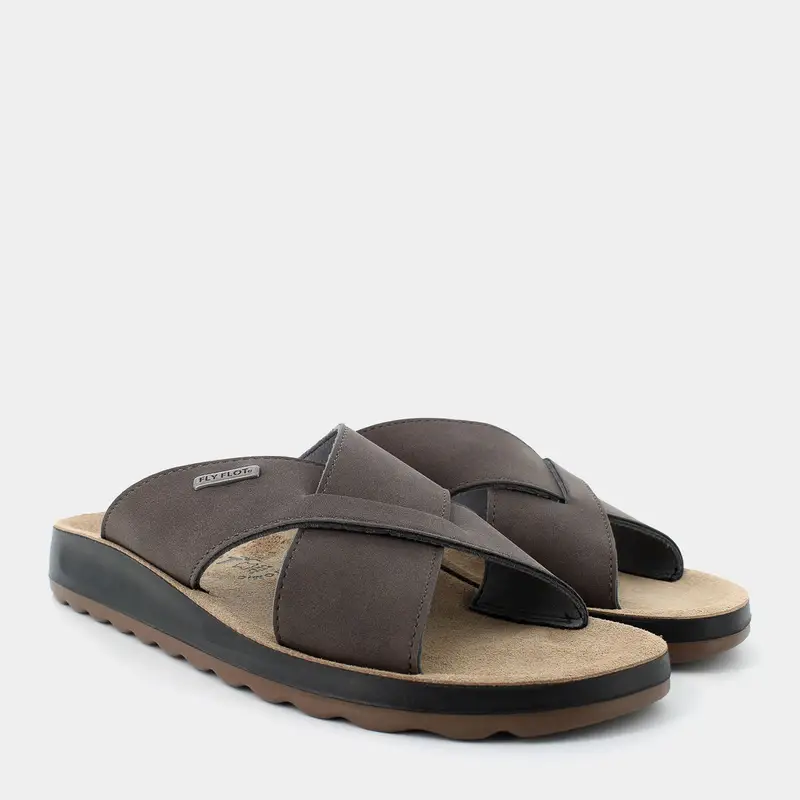 Ciabatte Fly Flot da Uomo, marrone miniatura 2