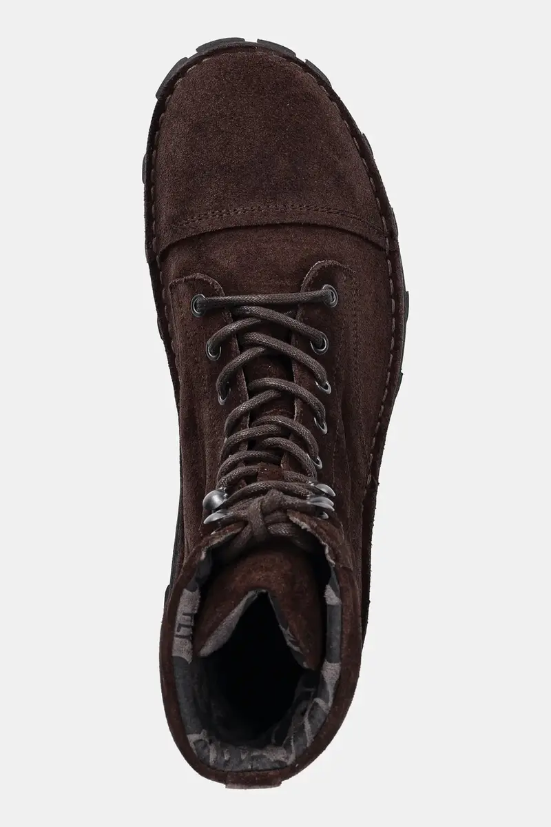 scarpe in camoscio KAFT126FLY uomo colore marrone P211126002 miniatura 4