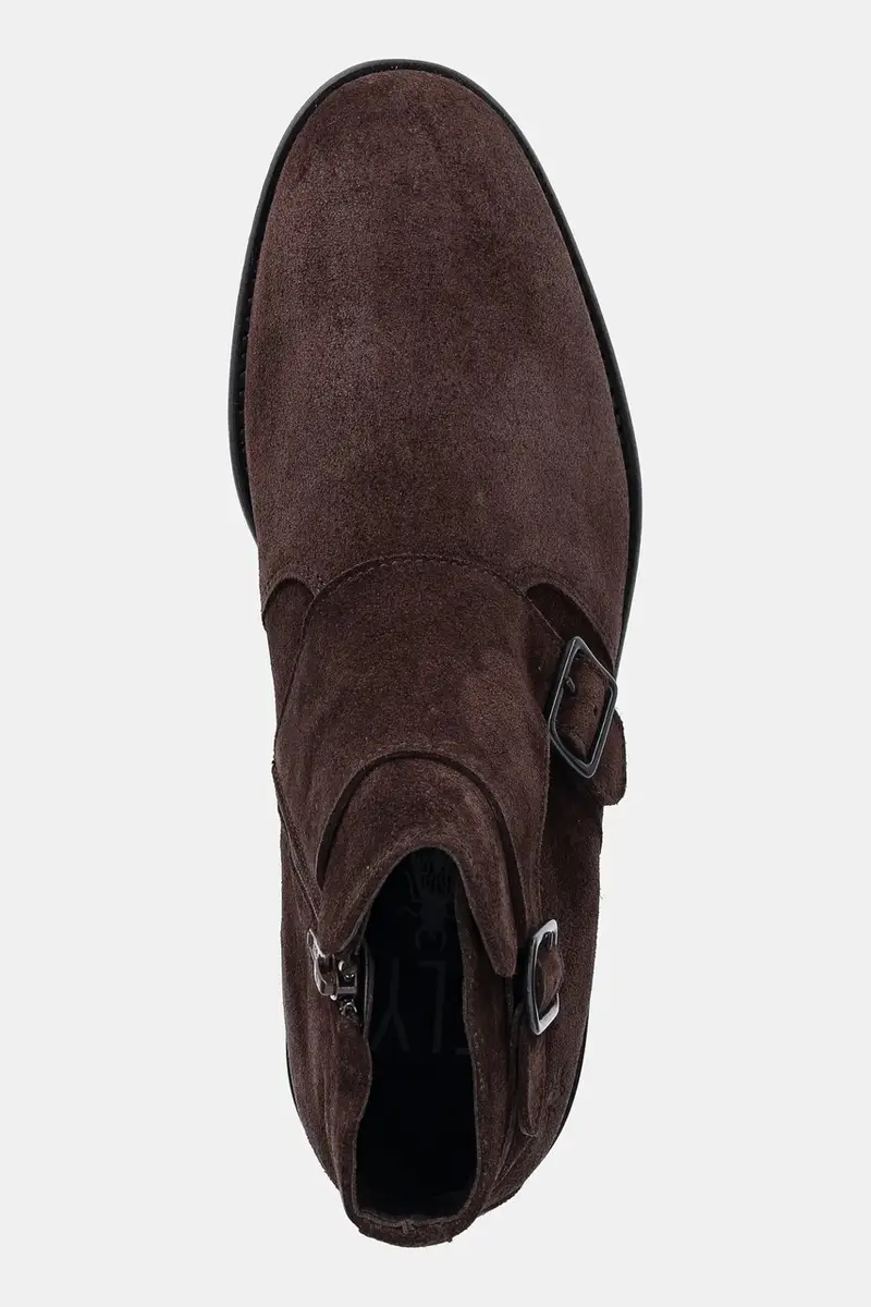 scarpe in camoscio WOCH311FLY uomo colore marrone P145311002 miniatura 4