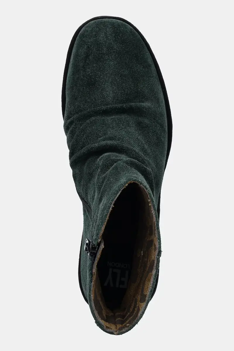 stivaletti alla caviglia in camoscio BANN538FLY donna colore verde P501538012 miniatura 4