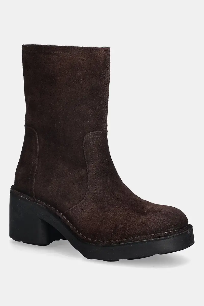 stivaletti alla caviglia in camoscio NORE191FLY donna colore marrone P211191002