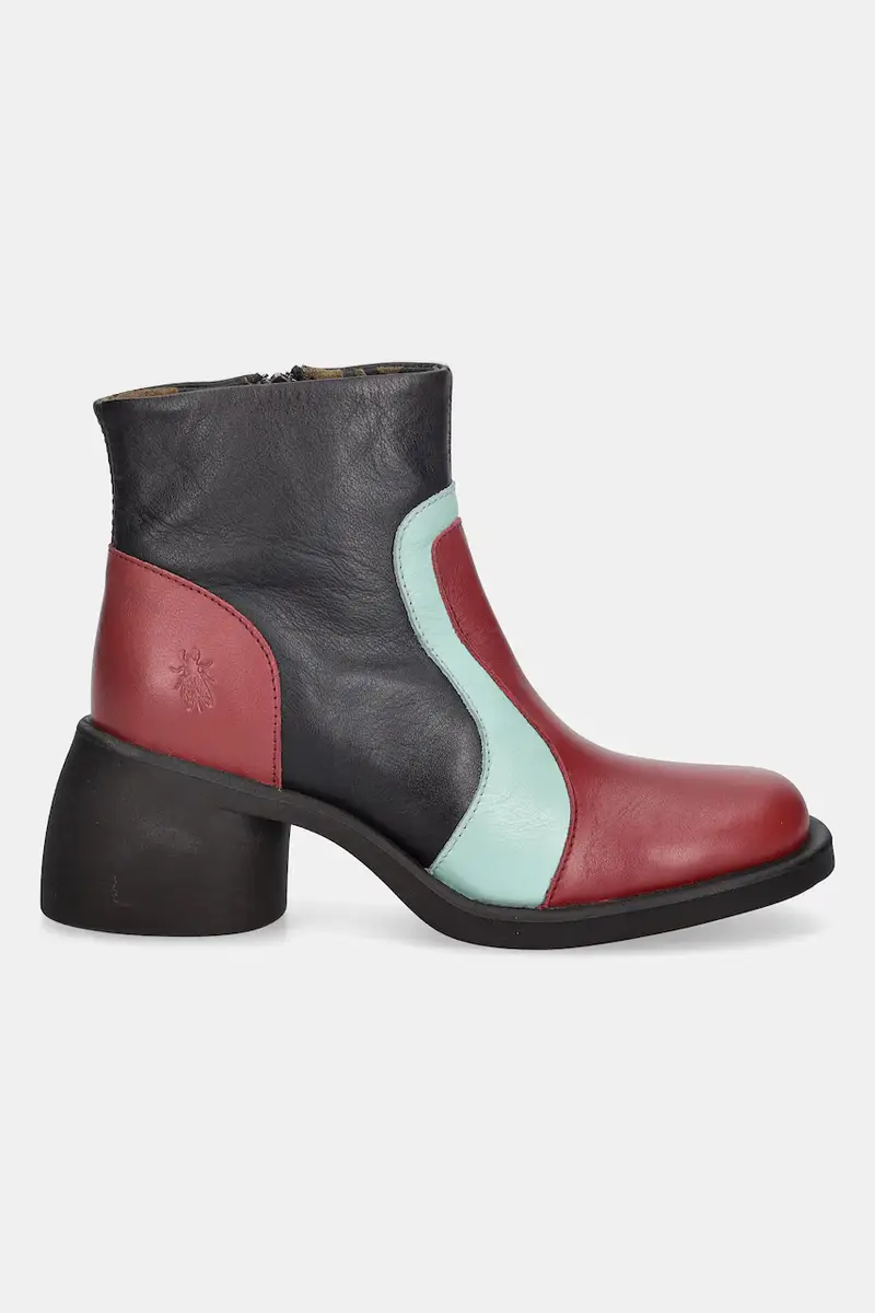 stivaletti alla caviglia in pelle HEWI304FLY donna colore marrone P145304003 Nero miniatura 2