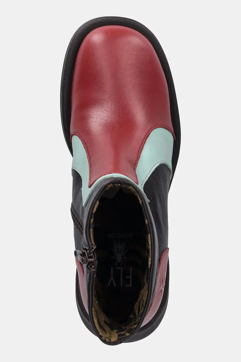 stivaletti alla caviglia in pelle HEWI304FLY donna colore marrone P145304003 Nero miniatura 4