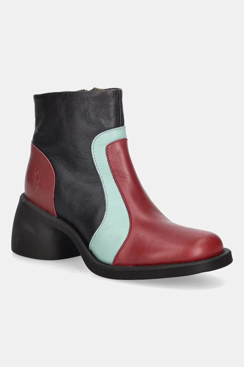 stivaletti alla caviglia in pelle HEWI304FLY donna colore marrone P145304003 Nero