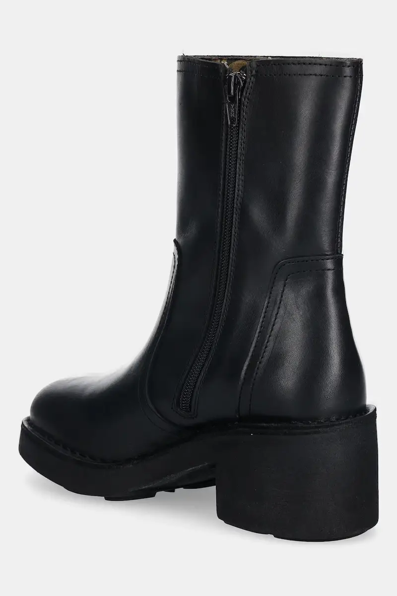 stivaletti alla caviglia in pelle NORE191FLY donna colore nero P211191000 miniatura 3