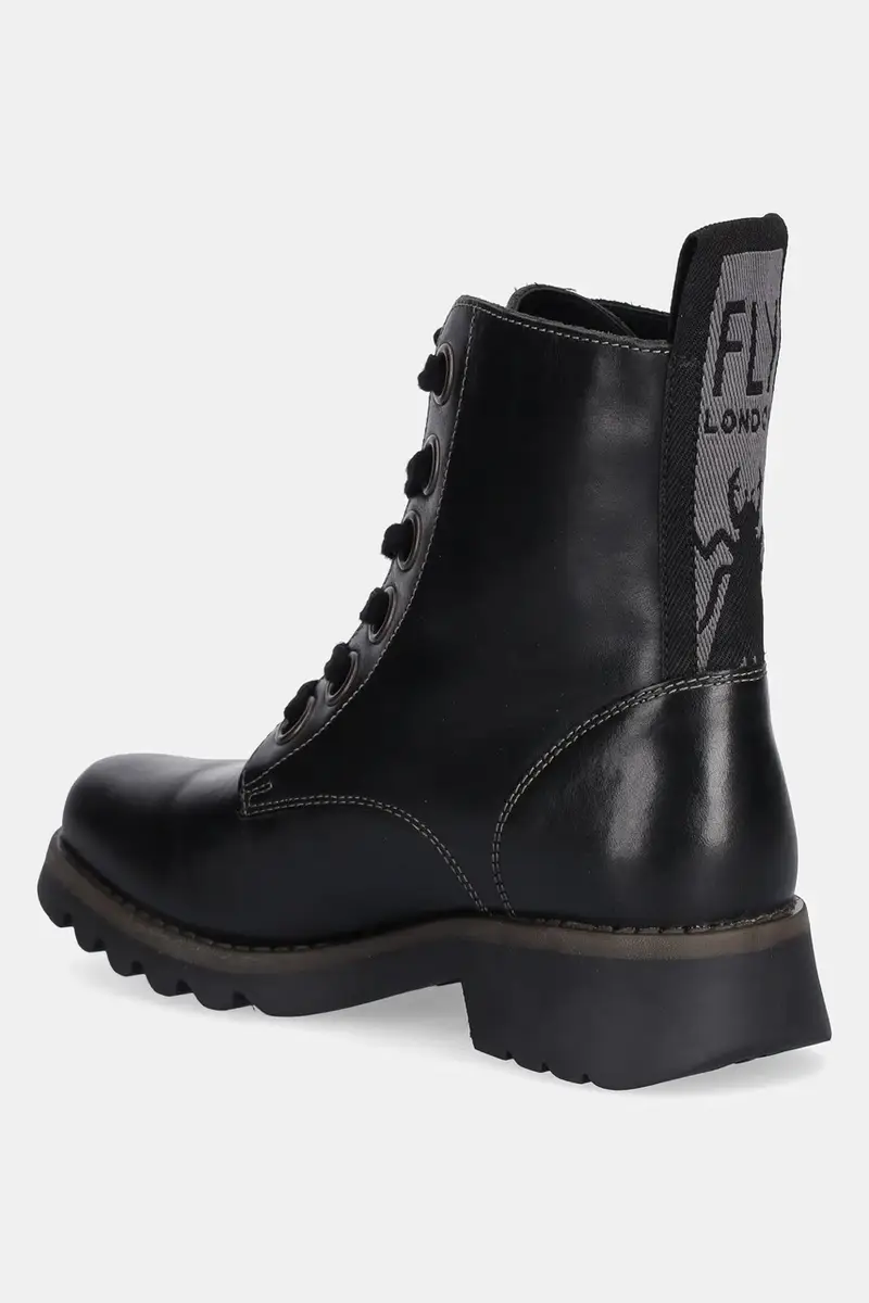 stivaletti alla caviglia in pelle RAGI539FLY donna colore nero P144539003 miniatura 3