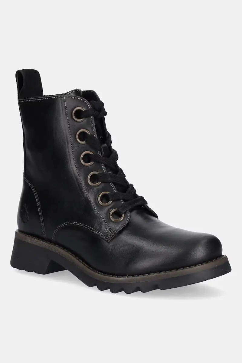 stivaletti alla caviglia in pelle RAGI539FLY donna colore nero P144539003