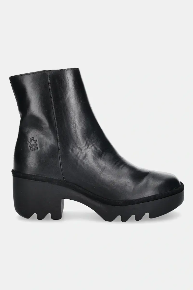 stivaletti alla caviglia in pelle TOOR513FLY donna colore nero P501513001 miniatura 2