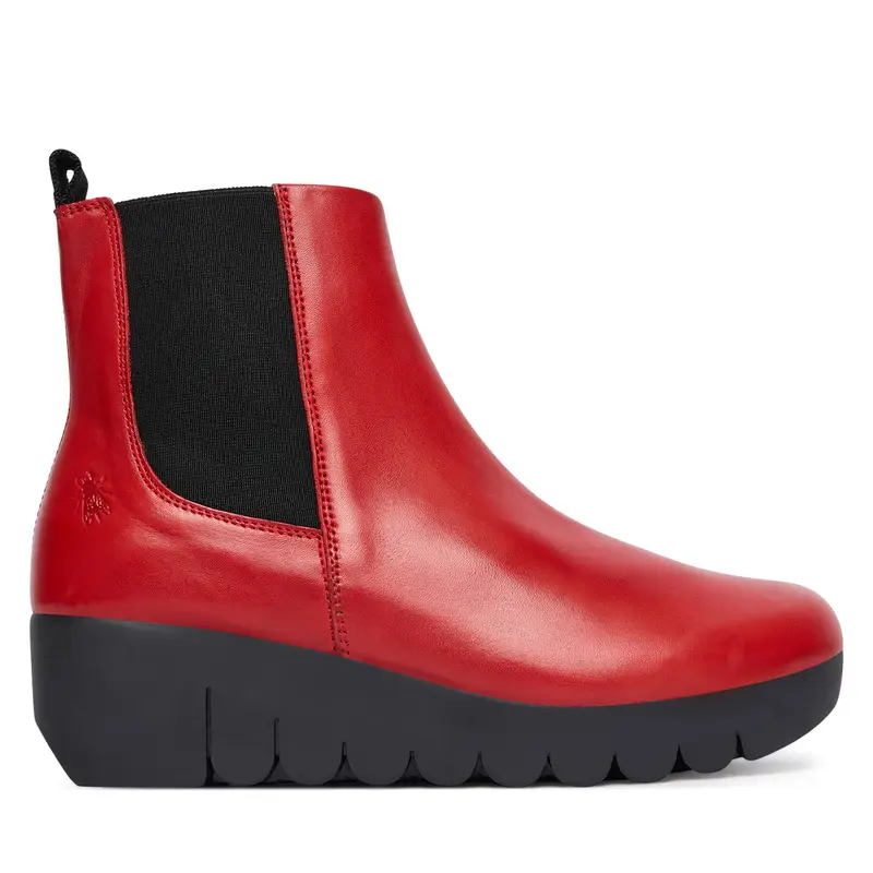 Fly London Stivaletti Donna Vazefly P145177003 Rosso in Pelle