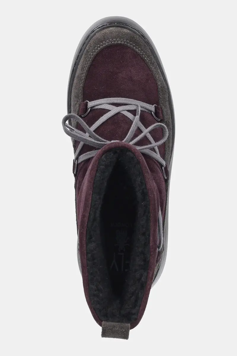 stivali da neve in camoscio DERE725FLY donna colore violetto P601725002 miniatura 4