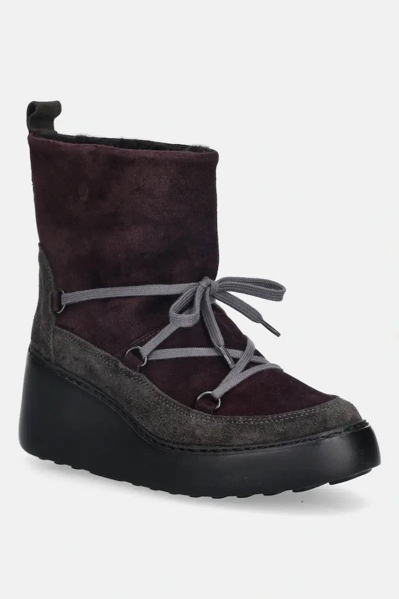 stivali da neve in camoscio DERE725FLY donna colore violetto P601725002