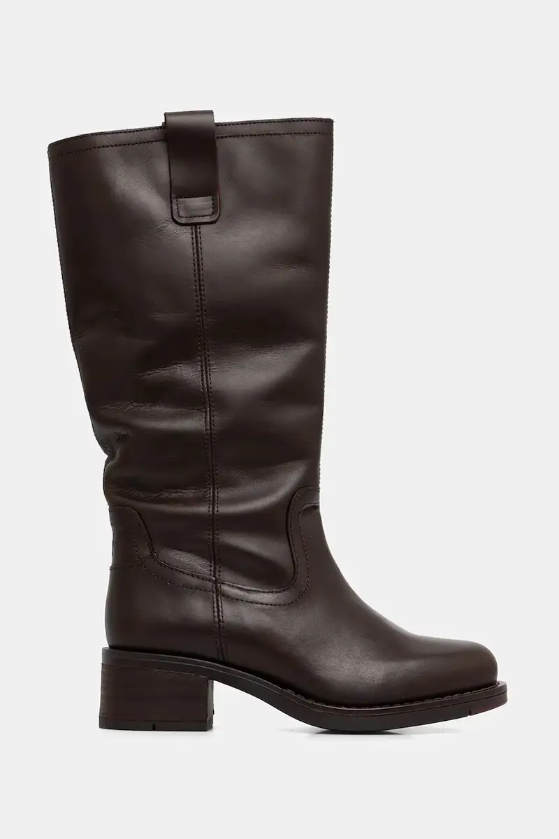 stivali in pelle RINT246FLY donna colore marrone P145346001 miniatura 2