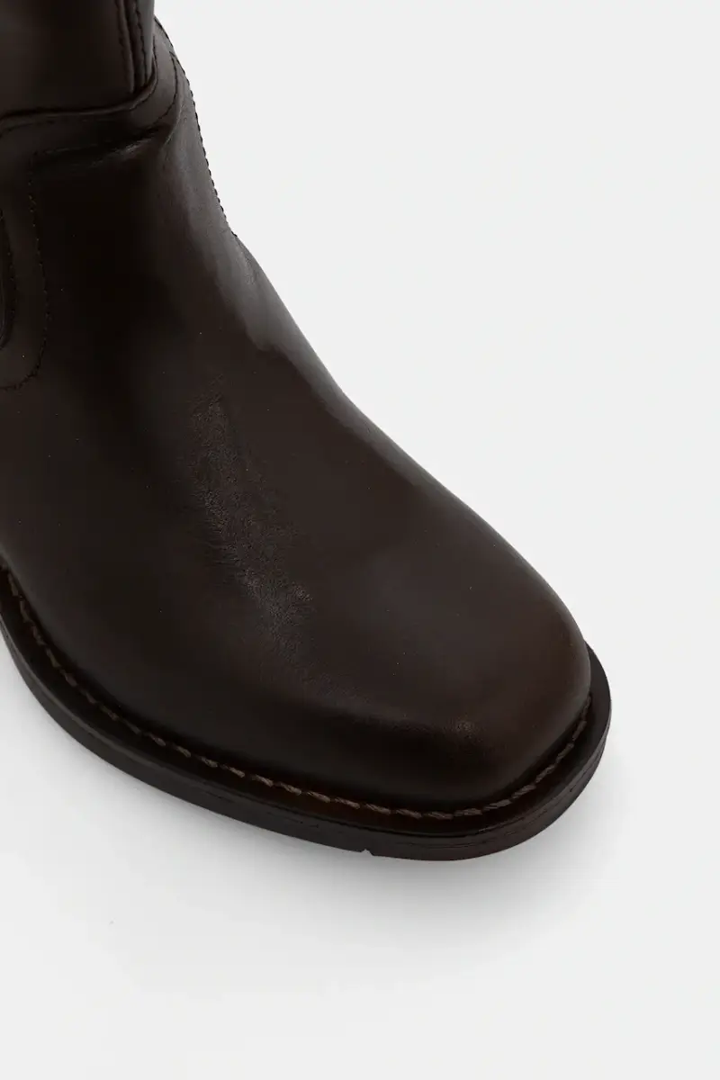 stivali in pelle RINT246FLY donna colore marrone P145346001 miniatura 4