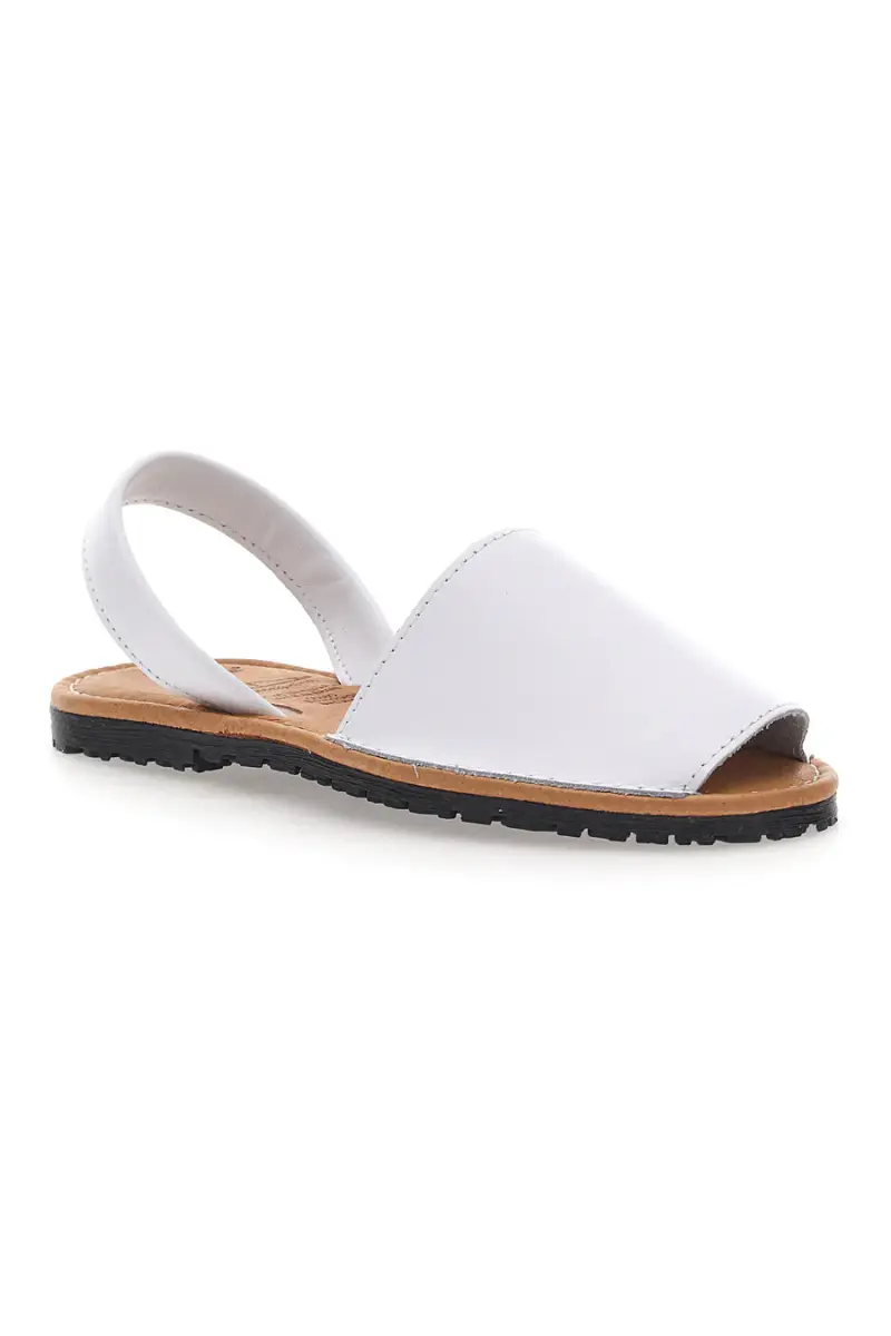 Sandali bianco Open Toe in Materie Sintetiche Fly Nature MN101 [BIANCO] miniatura 2