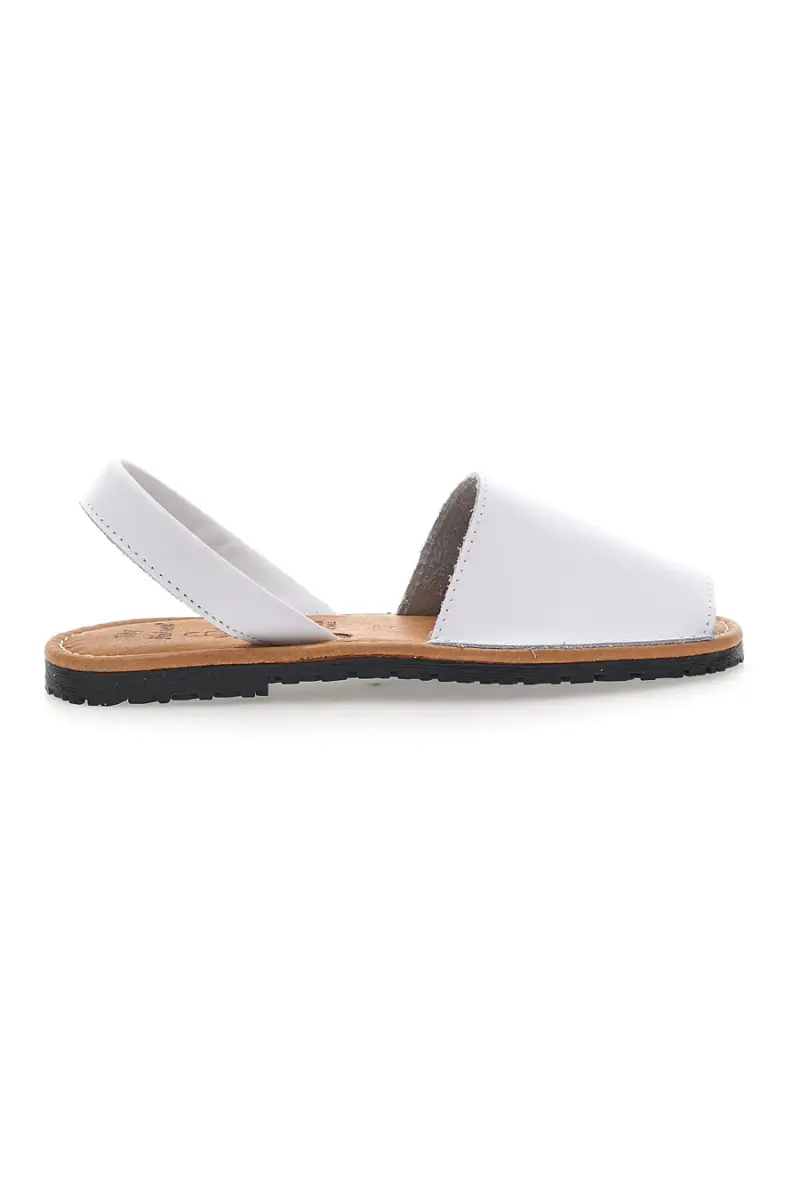 Sandali bianco Open Toe in Materie Sintetiche Fly Nature MN101 [BIANCO]