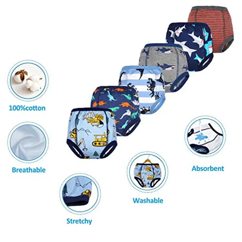 FLYISH DIRECT Mutandine Apprendimento Bambino vasino per Bambini Mutande Trainer Bambini Intima per Bambini Cotone miniatura 3