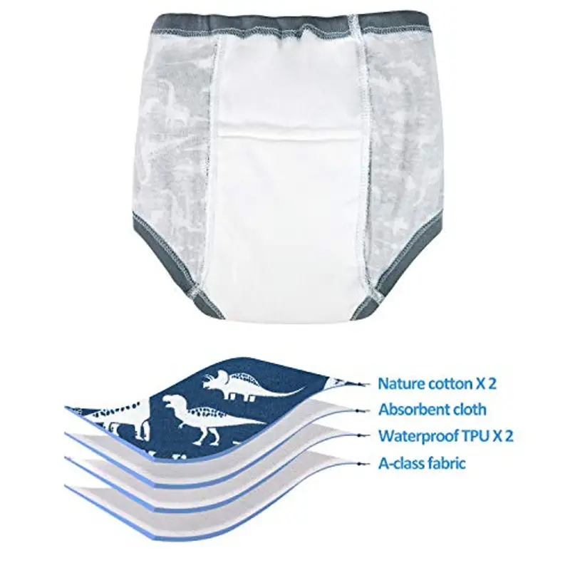 FLYISH DIRECT Mutandine di Apprendimento Pantaloni per Bambini Pantaloni per l'addestramento al vasino Pantaloni per miniatura 3