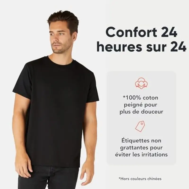 FM London T-shirt Uomo Nero 2086145 miniatura 3