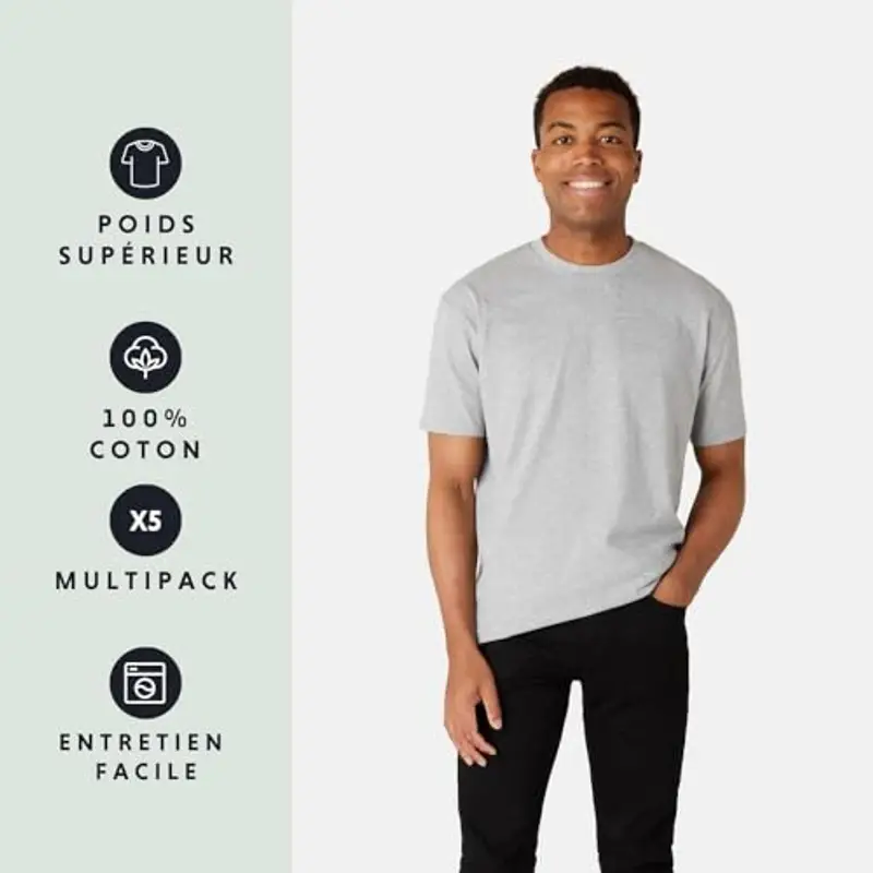 FM London T-shirt Uomo Verde 2061460 miniatura 2