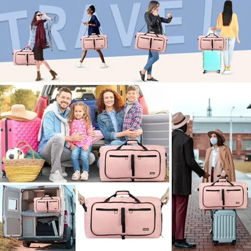 Fmeida Borsone da viaggio Rosa 1601154 miniatura 2