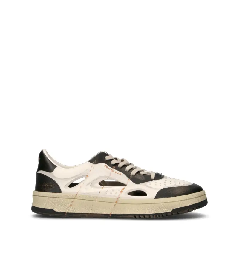 Sneaker uomo bianca/nera Vario