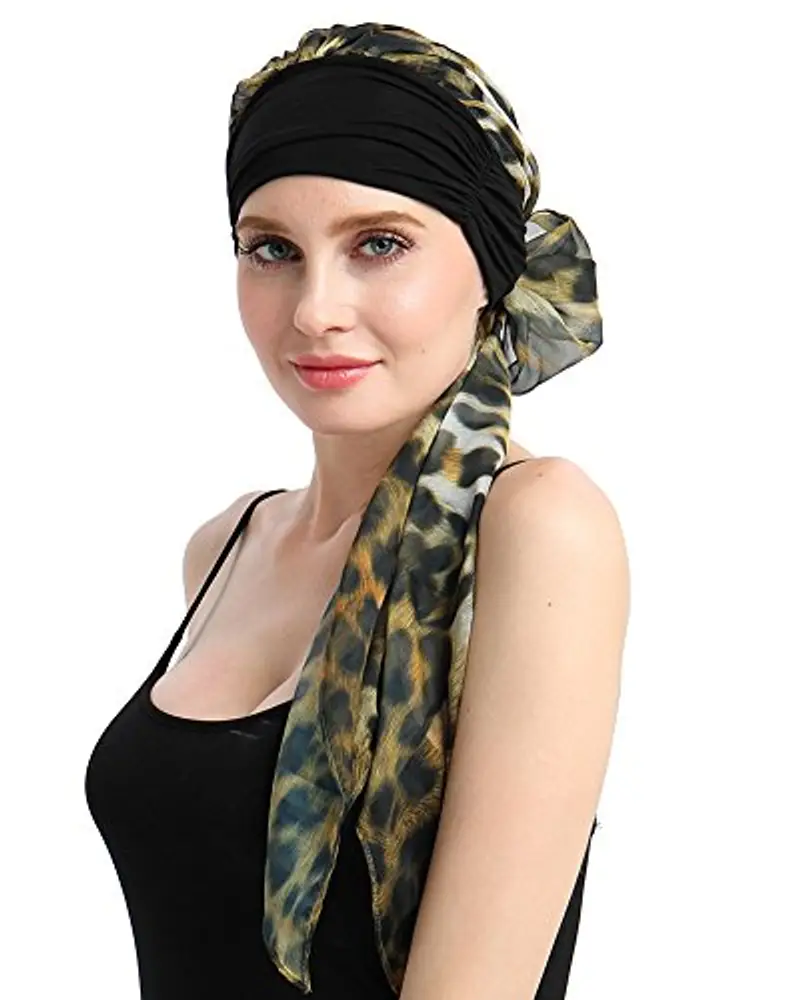 FocusCare Turbante per Le Donne con Il Cancro, Perdita di Capelli Sciarpa turbanti miniatura 3
