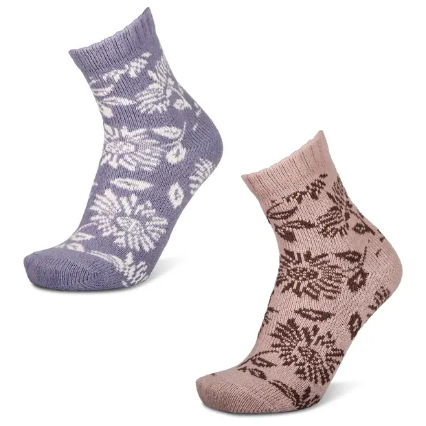 Crew 2 Pack Unisex - Calze Blu - Wool Blue