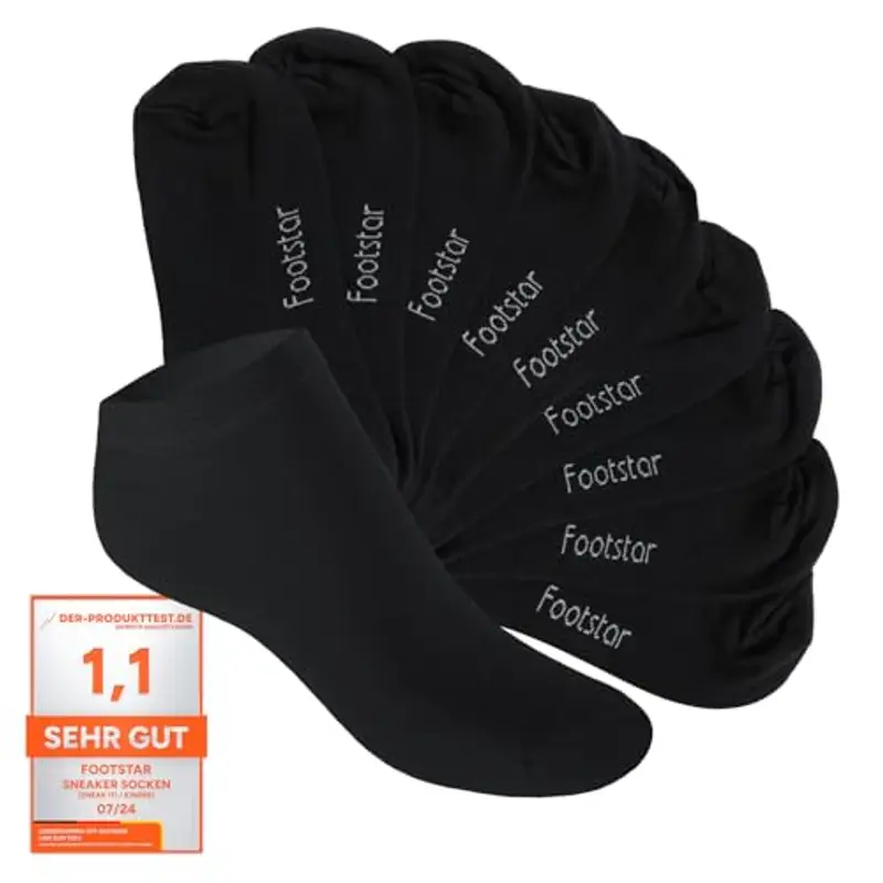 Footstar Calze Bambino Nero 1210868 miniatura 2