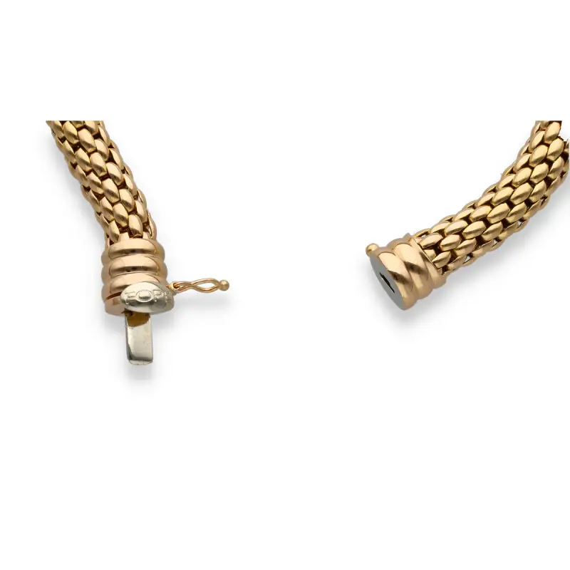 bracciale maglia Novecento in oro giallo miniatura 3