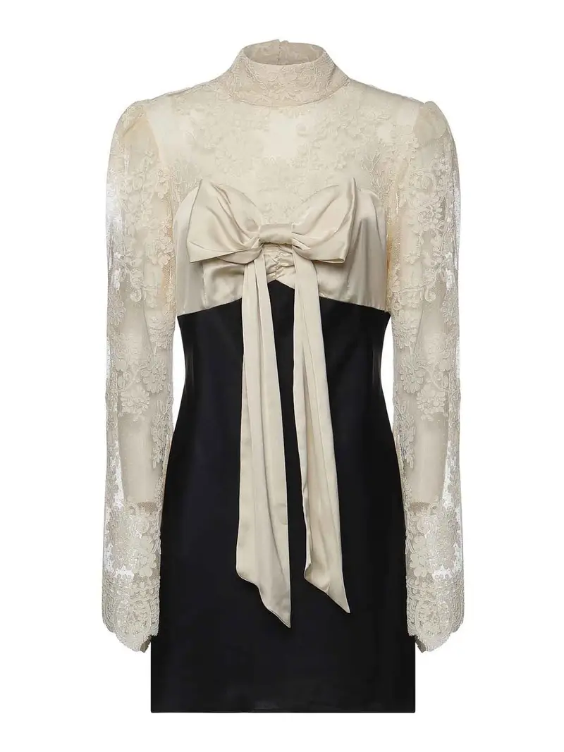 MiniVestito Grace in pizzo Bianco