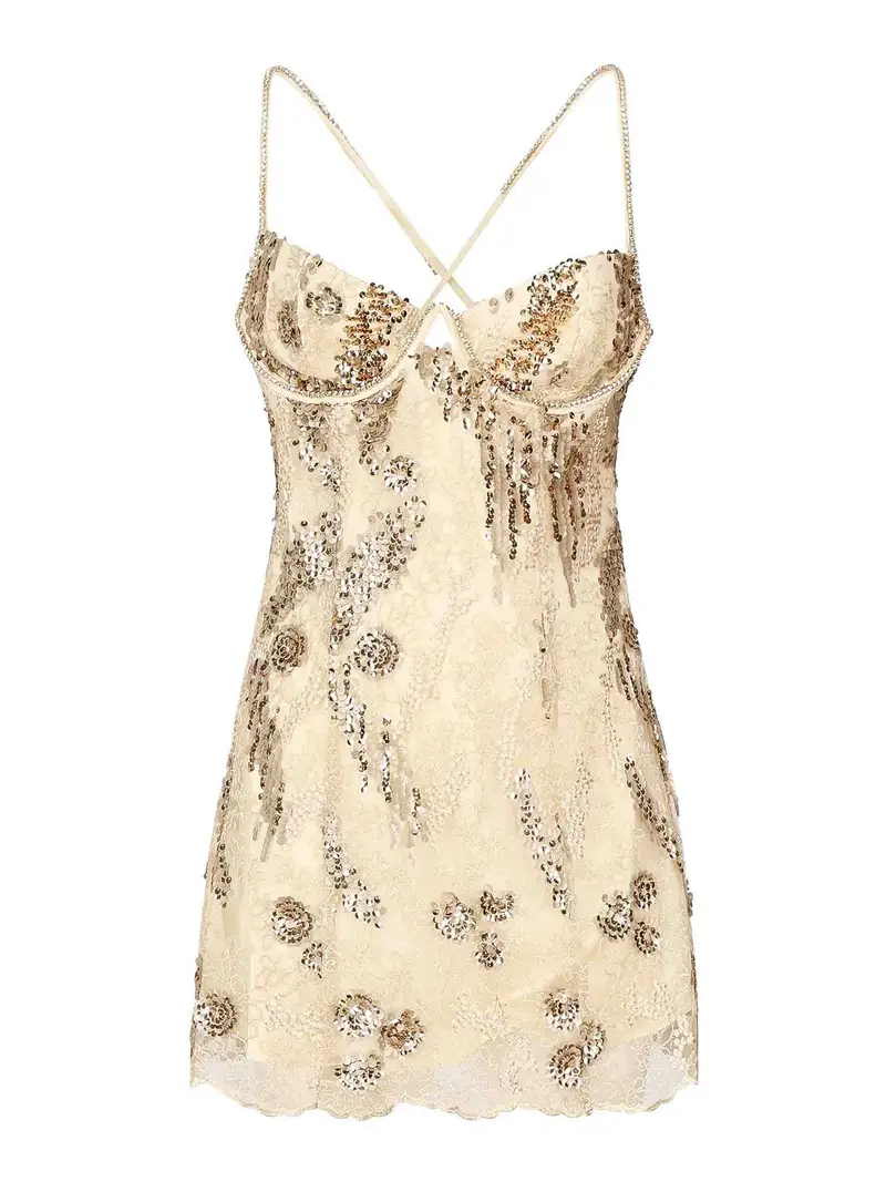 MiniVestito opale Oro
