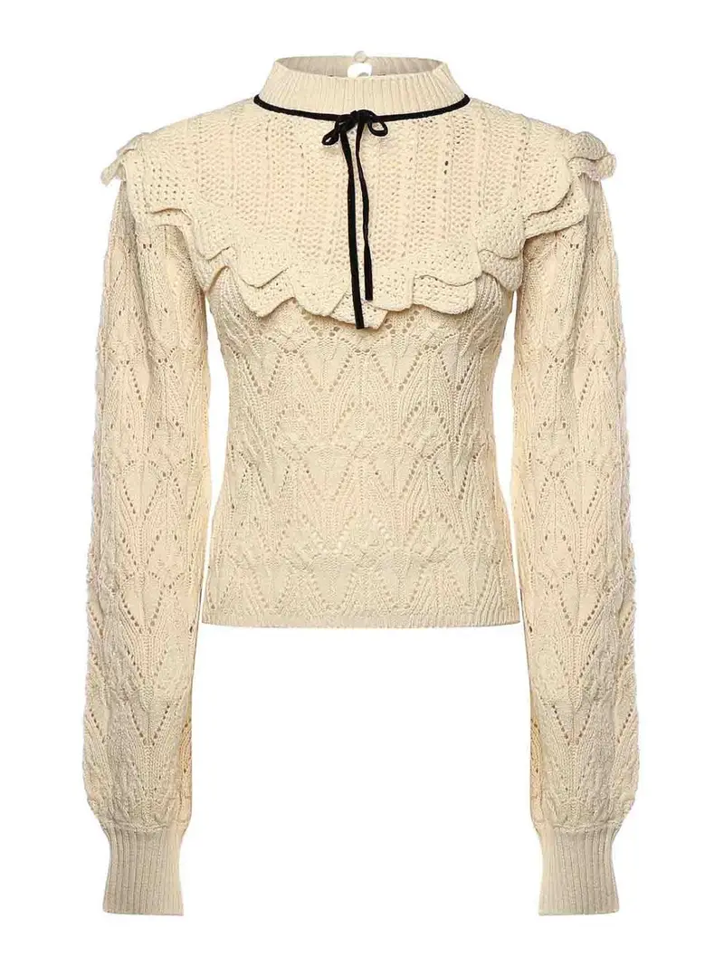 For Love & Lemons Top Bianco 4228494