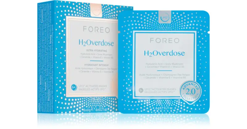 Ufo™ H2Overdose Maschera Idratante Viso 6 Pezzi