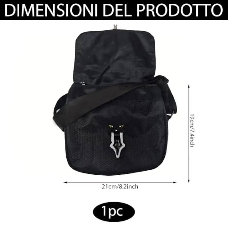 Forfamy Borsello Uomo Nero 815072 miniatura 3