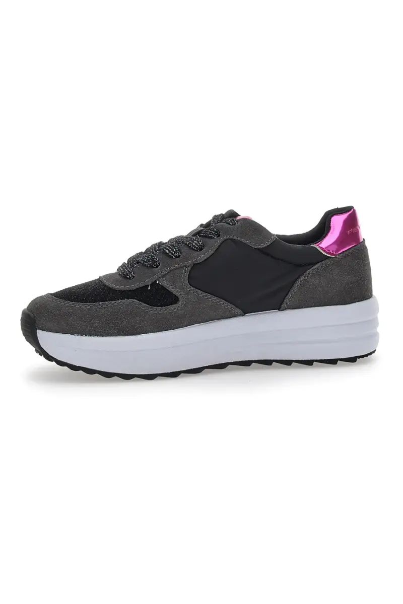 Sneakers Flatform Fornarina 1 Grigie [NERO] miniatura 3