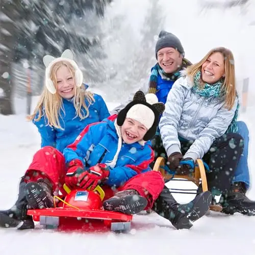 Forreen Paraorecchie Bambina, 2 Pezzi Copriorecchie Invernali Regolabili Morbidi in Peluche Graziosi Prova di Freddo miniatura 2