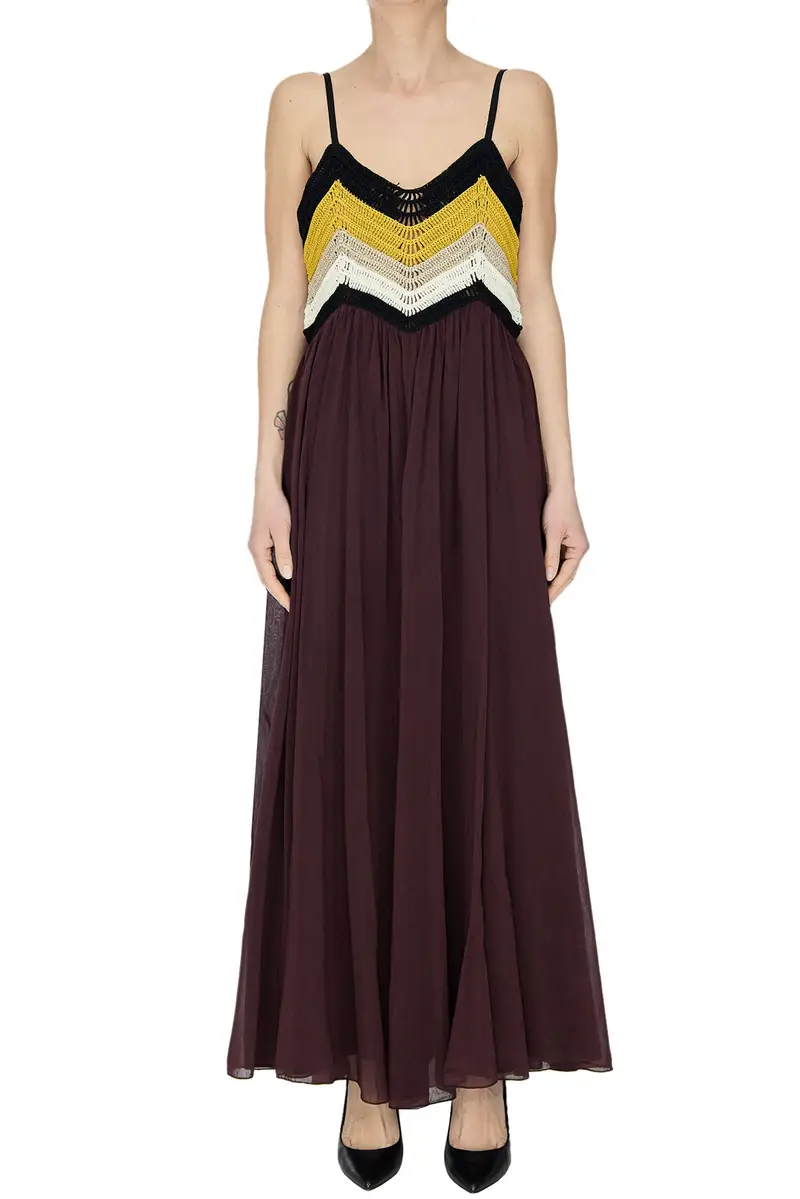 Abito con top crochet