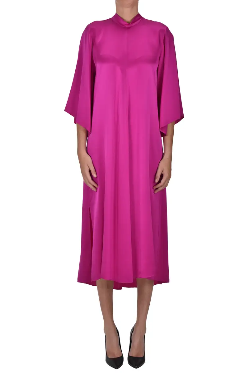 Abito in seta Fucsia