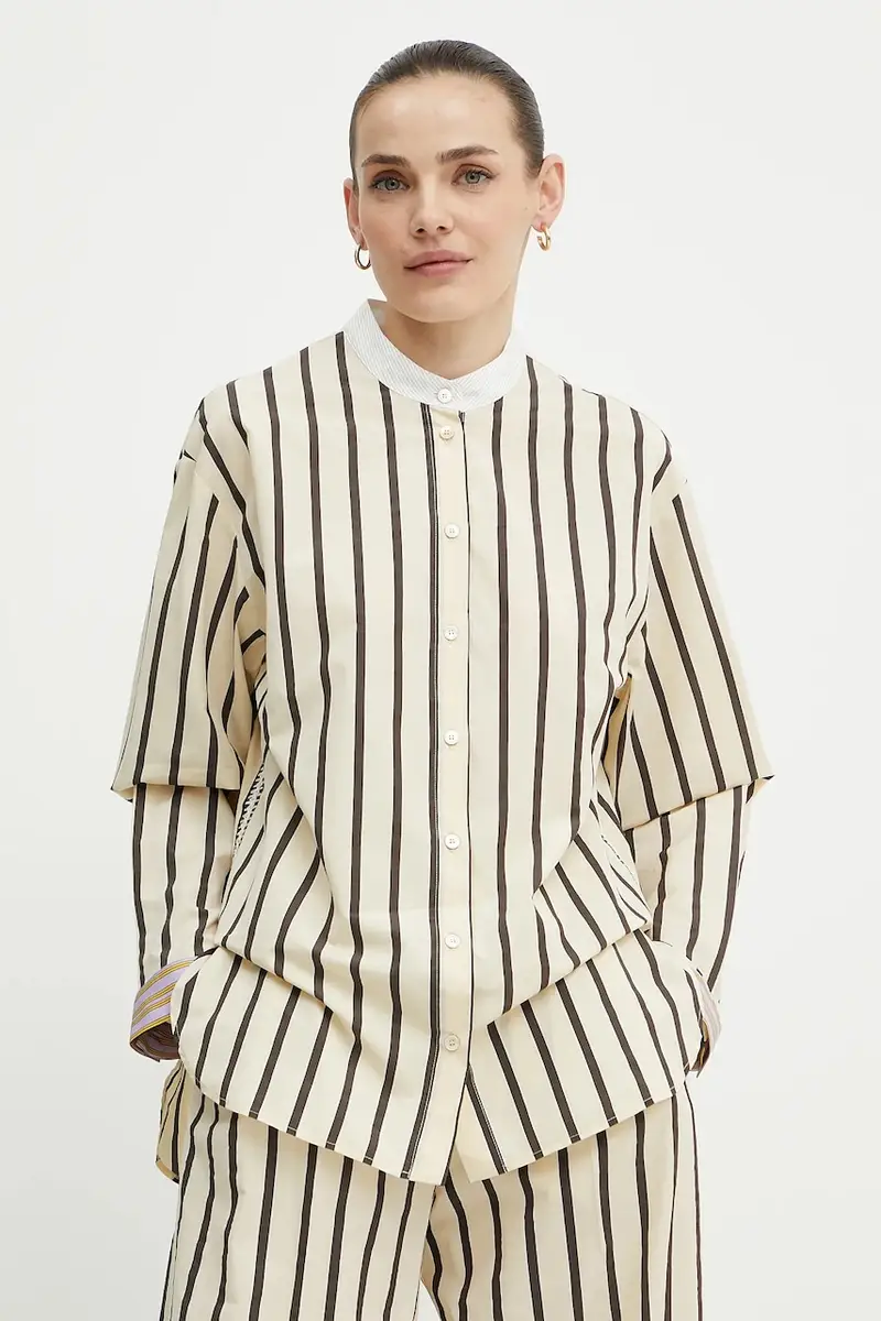 camicia colore beige 13851 my shirt