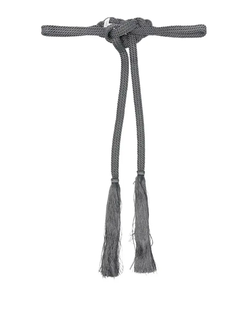 Cintura con nappe Grigio