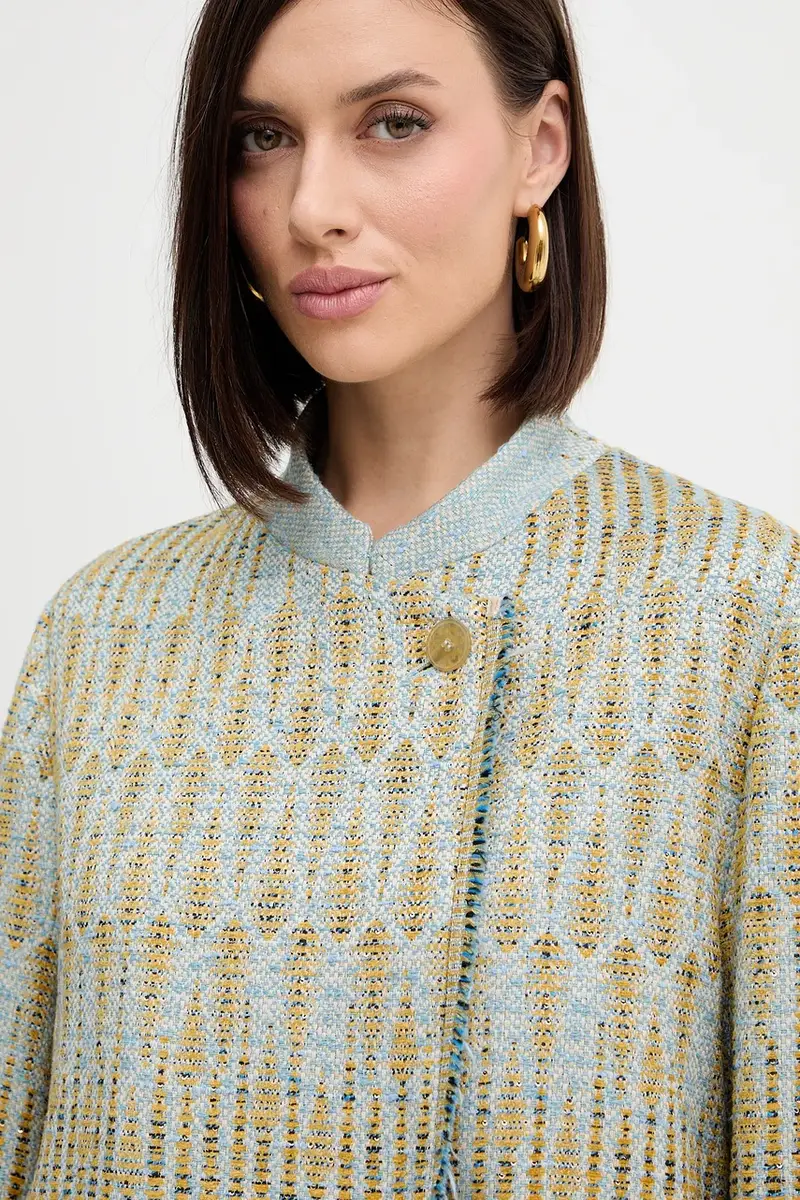 giacca colore blu 14006.my.coat miniatura 4